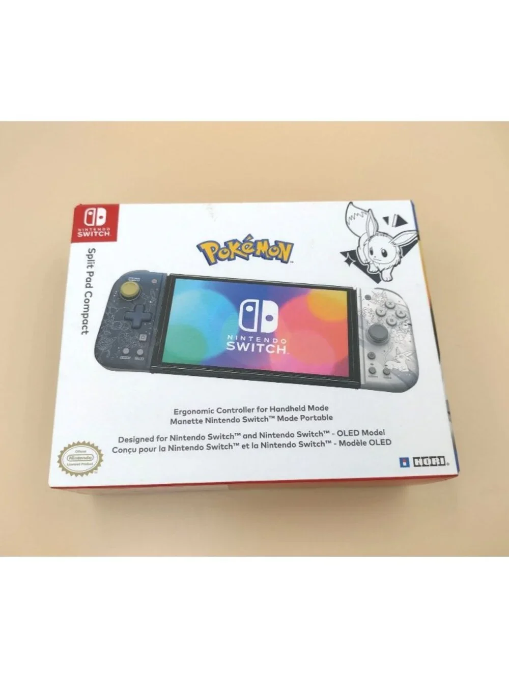 Hori Split Pad Compact For Nintendo Switch Eevee Evolutions Design Ergonomic